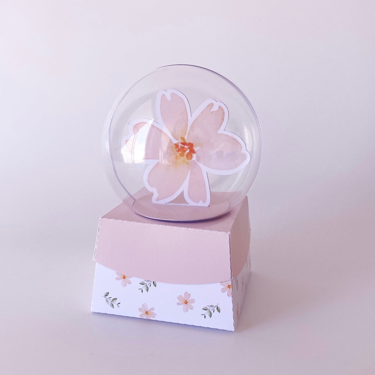 Caja snowball flor